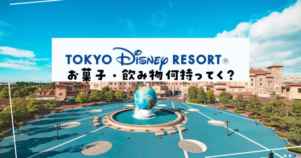 ディズニーお菓子・飲み物持ち込み子連れ持ち物