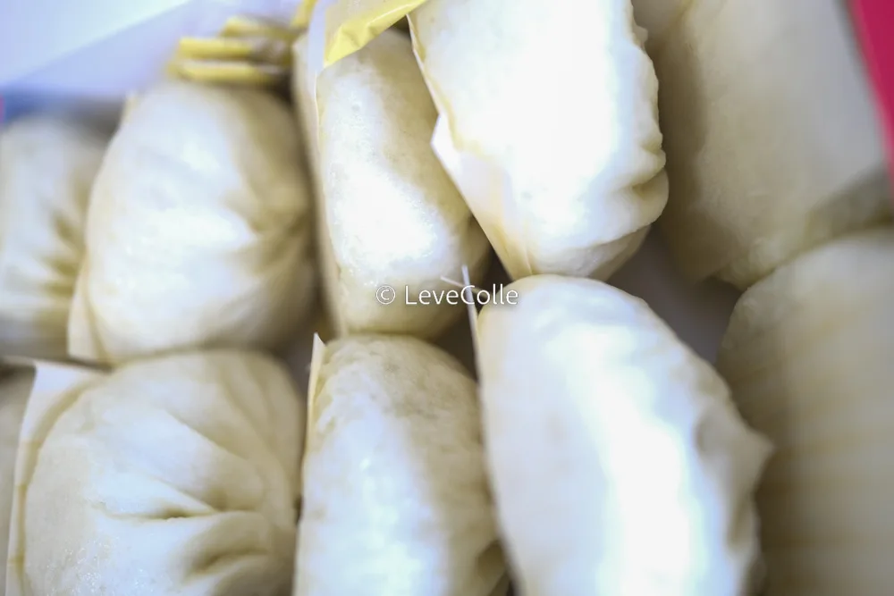 551蓬莱肉まんを美味しく食べる