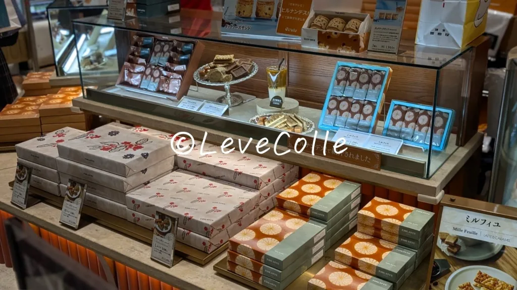 Limited edition souvenir sweets that can only be purchased at Shinagawa Station