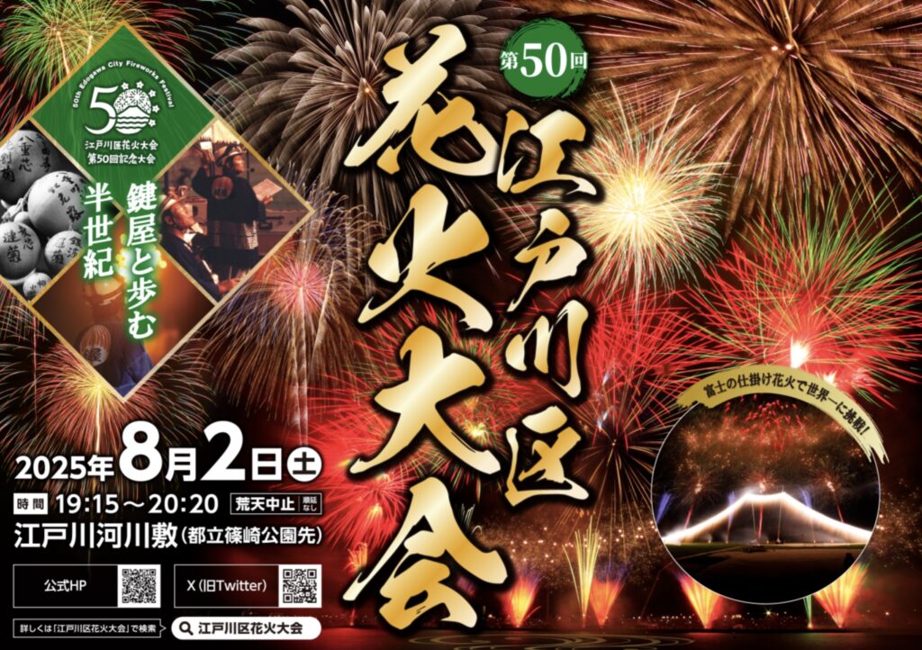 江戸川花火2025