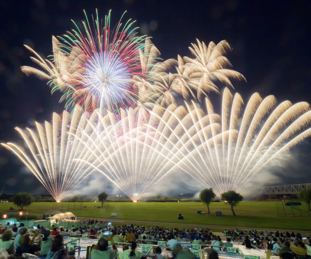 とりで利根川花火大会穴場