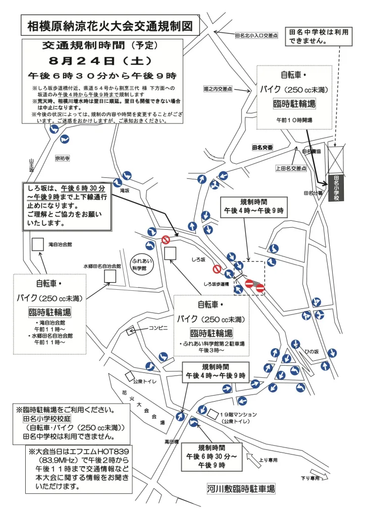 相模原納涼花火大会穴場スポット