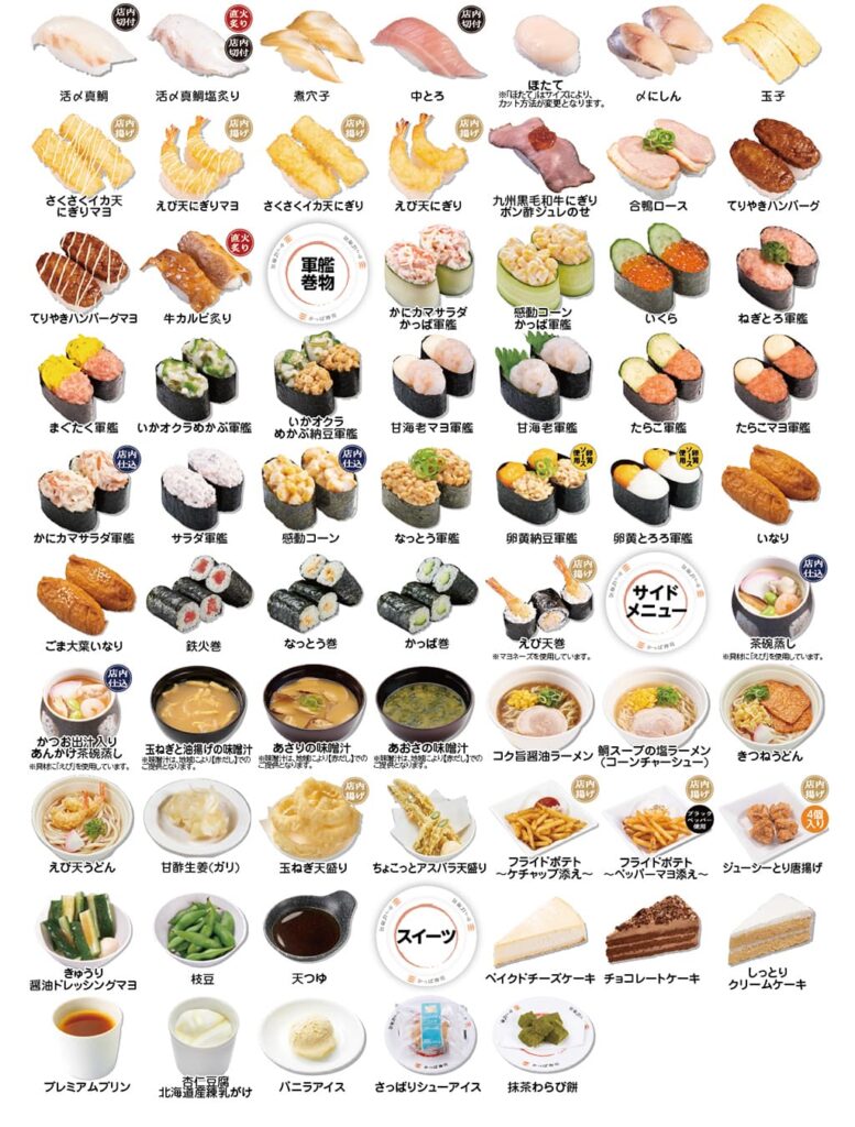 かっぱ寿司食べ放題店舗