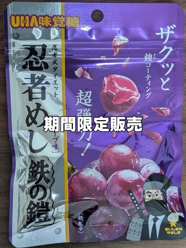 忍者めし鉄の鎧グレープ味