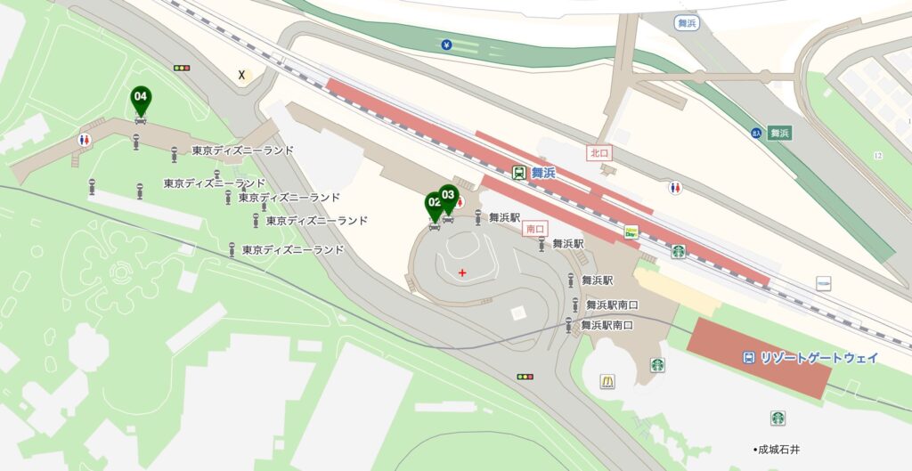 ディズニーシータクシー乗り場