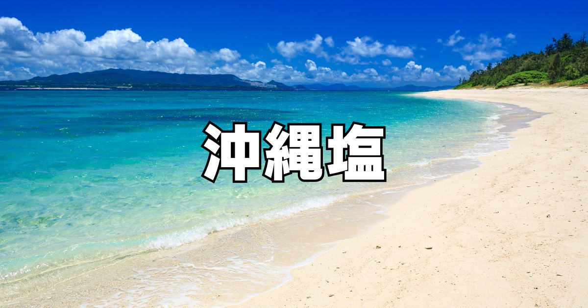 沖縄でしか買えない塩