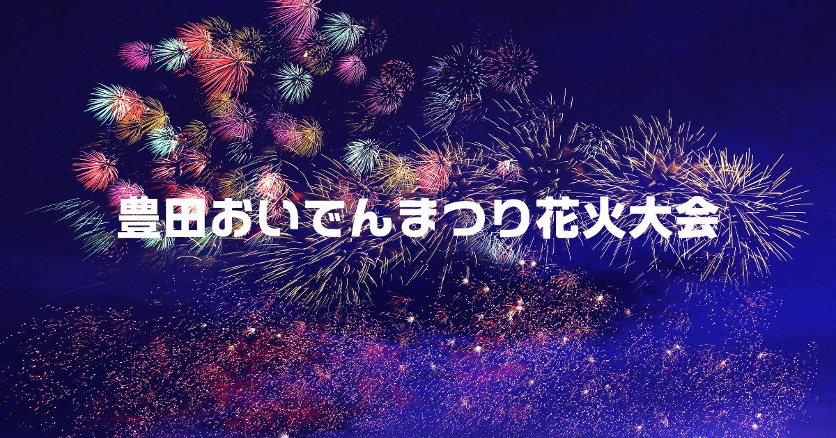 豊田おいでんまつり花火大会2025