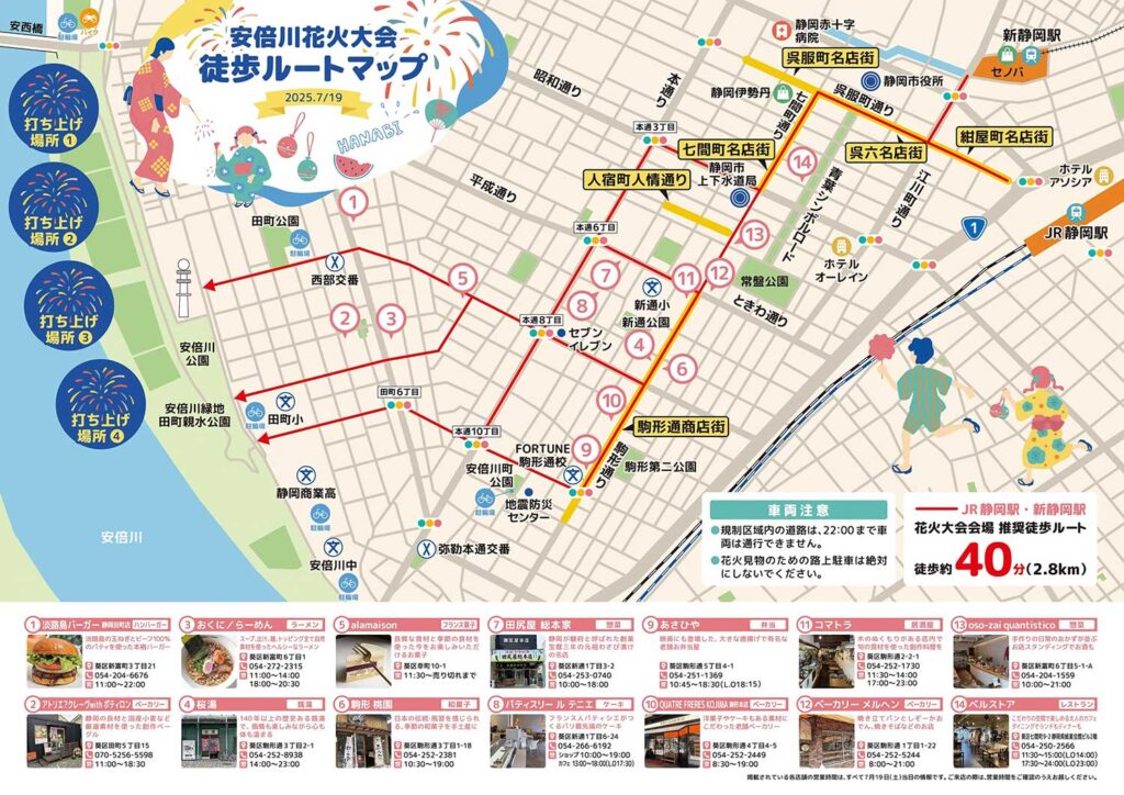 安倍川花火2025