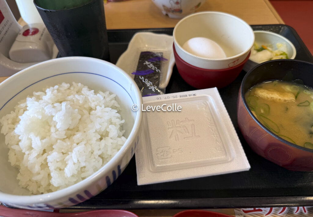 なか卵モーニングメニュー一覧