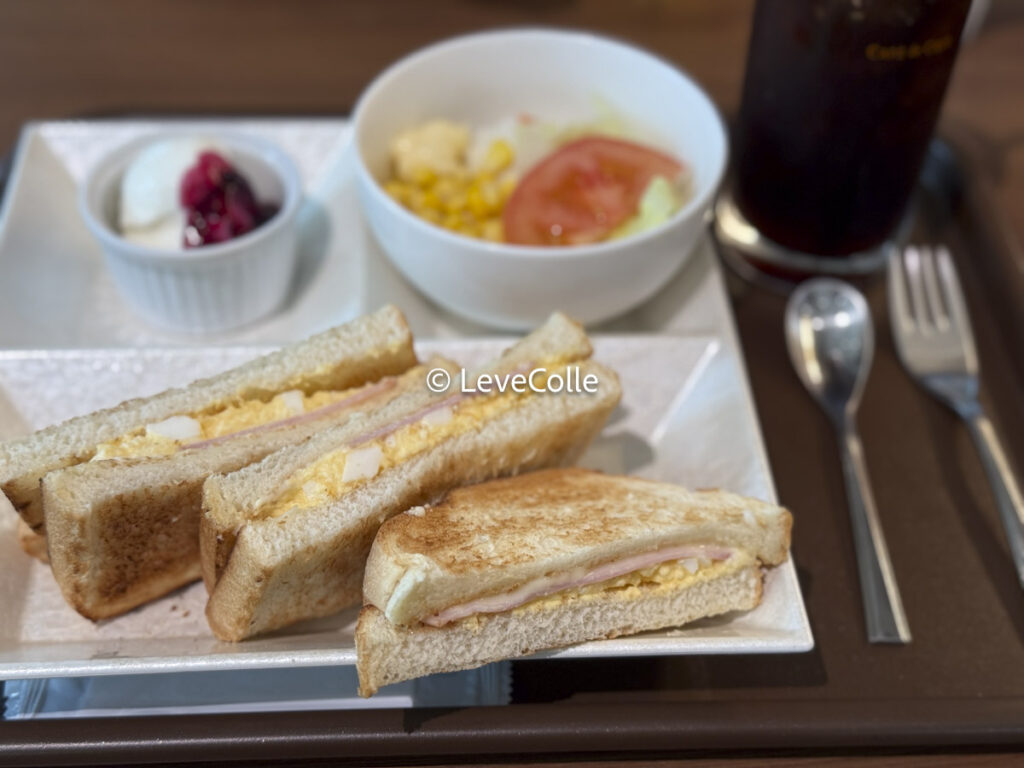 カフェドクリエモーニング