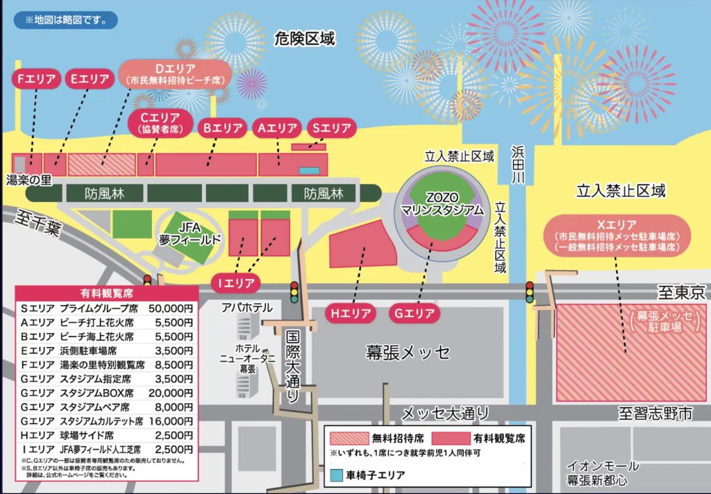 幕張ビーチ花火フェスタ2025