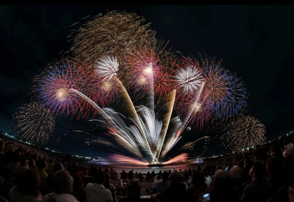 千葉Xmas芸術花火