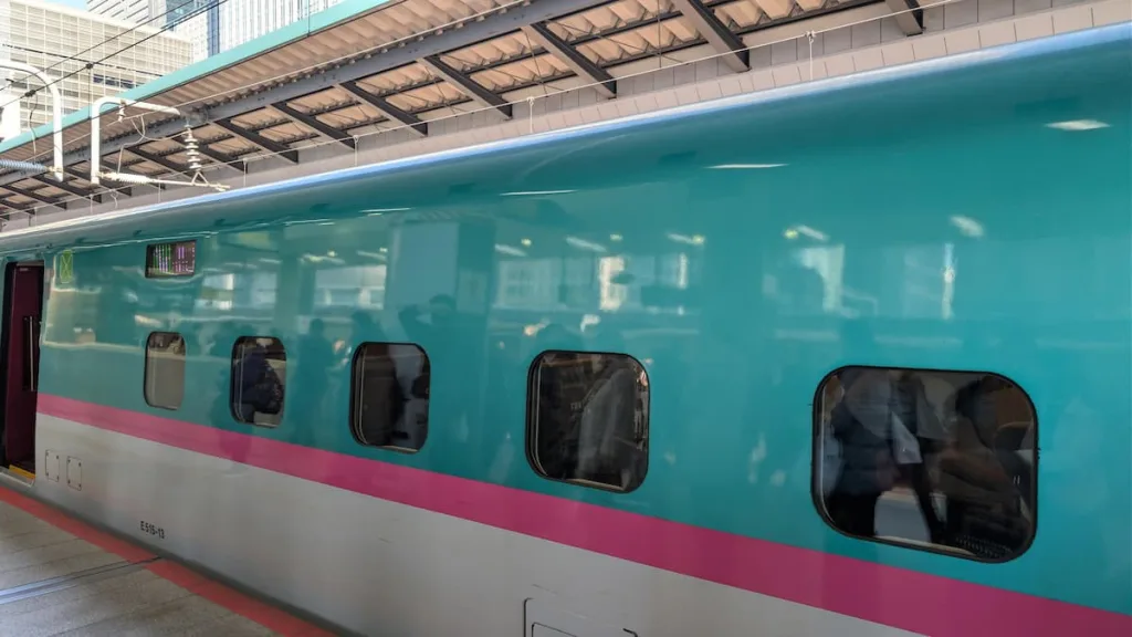 東京駅の駅弁を買って新幹線車内で食べる