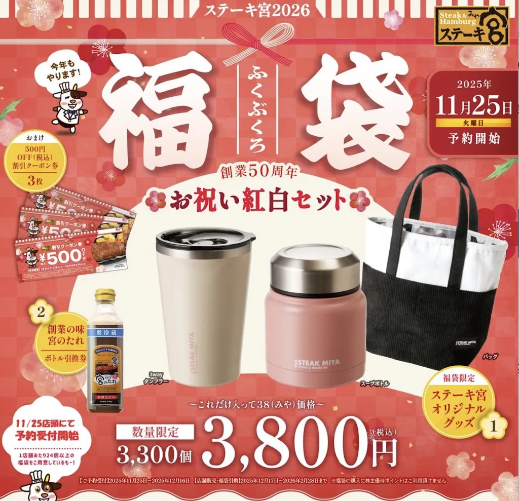ステーキ宮福袋2026