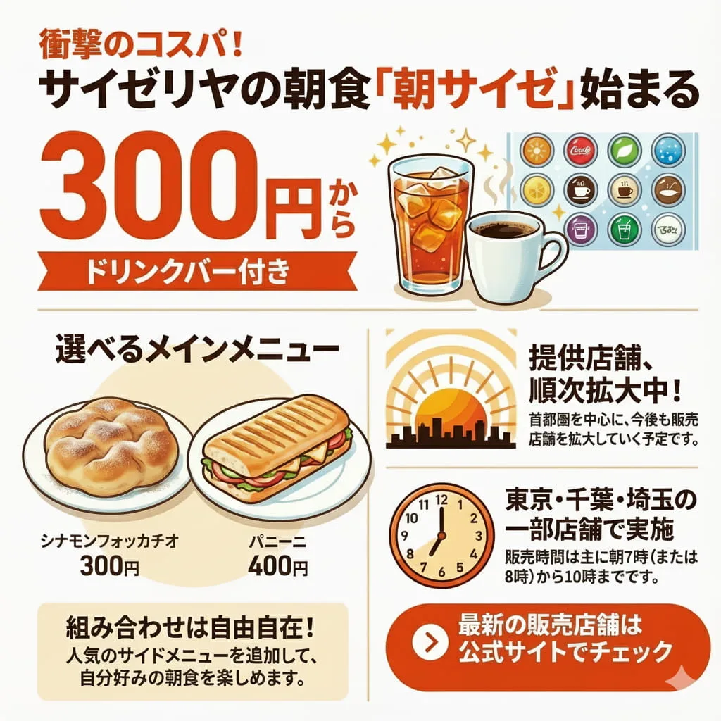 朝サイゼ東京店舗